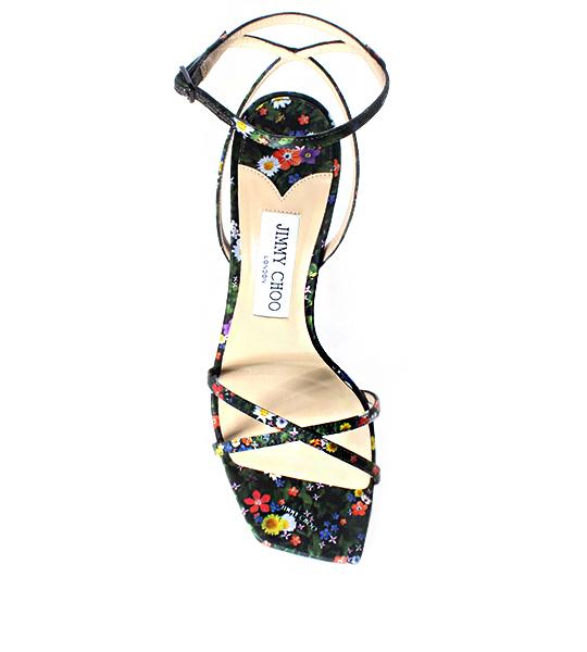 Metz Silk Ditsy Print Sandal