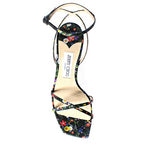 Metz Silk Ditsy Print Sandal