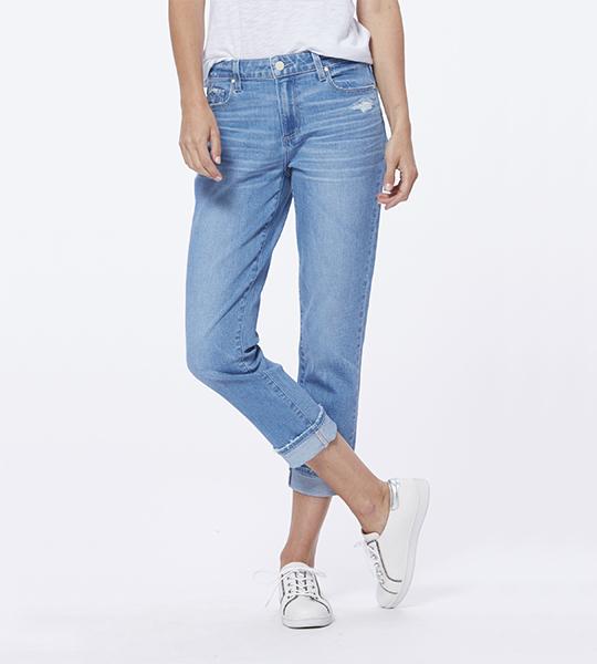 Brigitte Cropped - Folk Distressed
