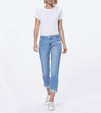 Brigitte Cropped - Folk Distressed