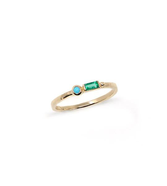 Cleo Baguette Stackable Ring