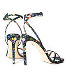 Metz Silk Ditsy Print Sandal