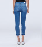 Hoxton Slim Crop w 2" Raw Hem Cuff - Shrine