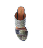 Camouflage Printed Croco Wedge