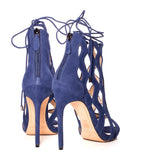 Alexandre Birman Loretta Suede Cutout Bootie - TheSeptember.com