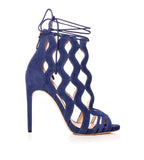 Alexandre Birman Loretta Suede Cutout Bootie - TheSeptember.com