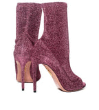 EXCLUSIVE Eclair Peep-Toe Bootie