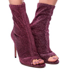 EXCLUSIVE Eclair Peep-Toe Bootie