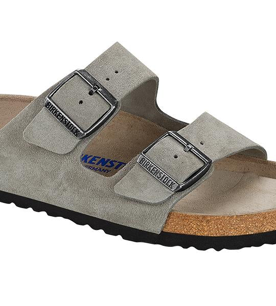 Arizona Soft Footbed Stone Suede