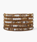 Picture Jasper Mix Wrap Bracelet