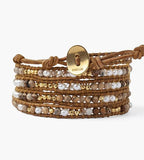 Picture Jasper Mix Wrap Bracelet