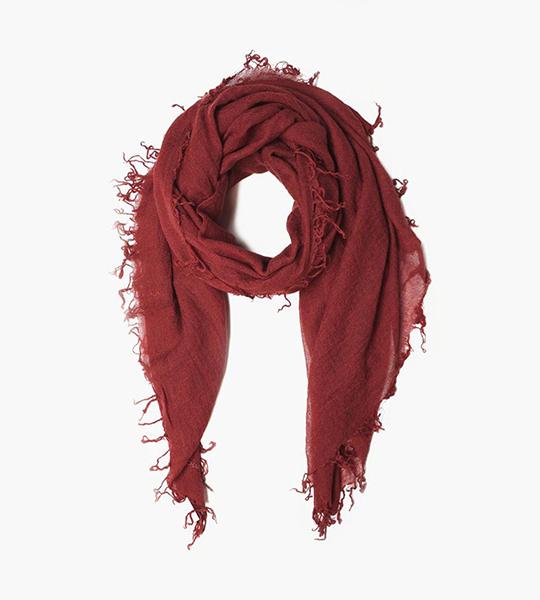 Henna Cashmere And Silk Scarf
