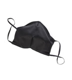 Cotton Mask with Elastic - Black