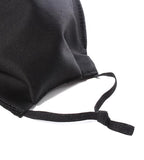 Cotton Mask with Elastic - Black