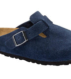 Boston Soft Footbed Navy Suede