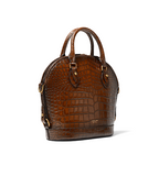 Monogramme Leather Bowling Satchel