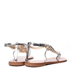 Metallic Butterfly Sandal