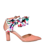 Salvatore Ferragamo Ankle Strap Foulard Pump - TheSeptember.com