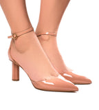 Salvatore Ferragamo Ankle Strap Foulard Pump - TheSeptember.com