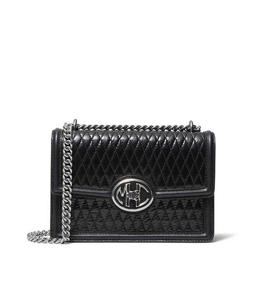 Monogramme Small Quilted Leather Chain Shoulder Bag