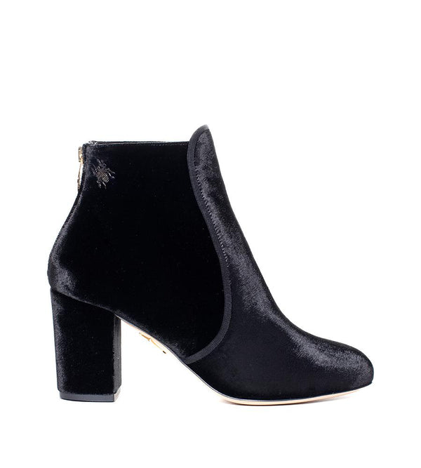 Charlotte Olympia Alba Velvet Ankle Boot - TheSeptember.com