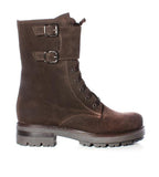 Combat Boot Brown Suede