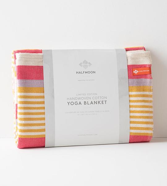 Cotton Yoga Blanket Coral Reef
