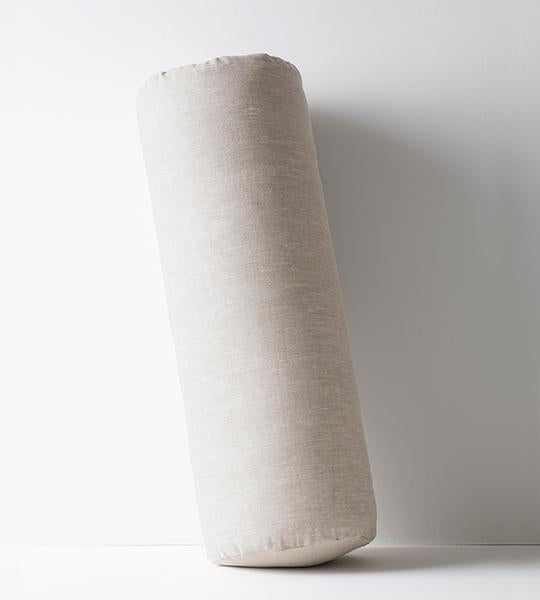 Cylindrical Bolster - Natural Linen