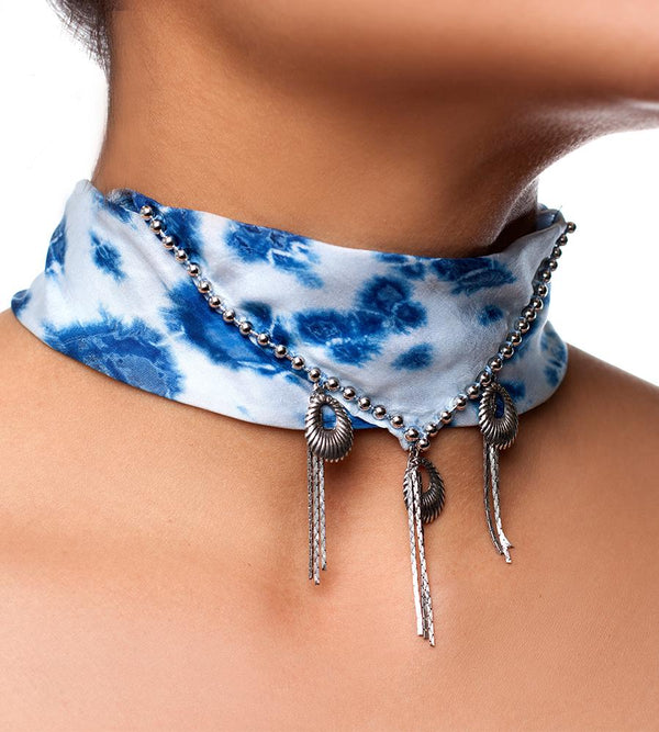 Dannijo Adira Tie Dye Bandana - TheSeptember.com