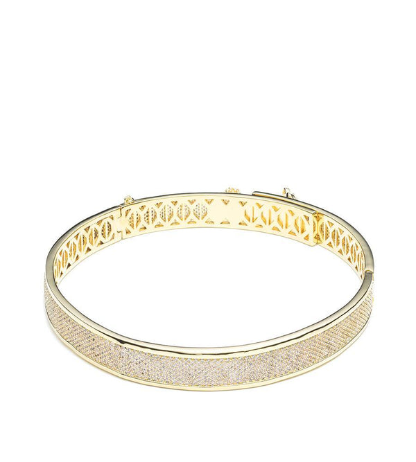 Eddie Borgo Pave Safety Chain Choker Gold - TheSeptember.com