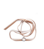 Fallon Monarch Velvet Pearl Cluster Choker Blush - TheSeptember.com