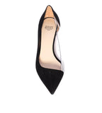 PVC and Suede Pump
