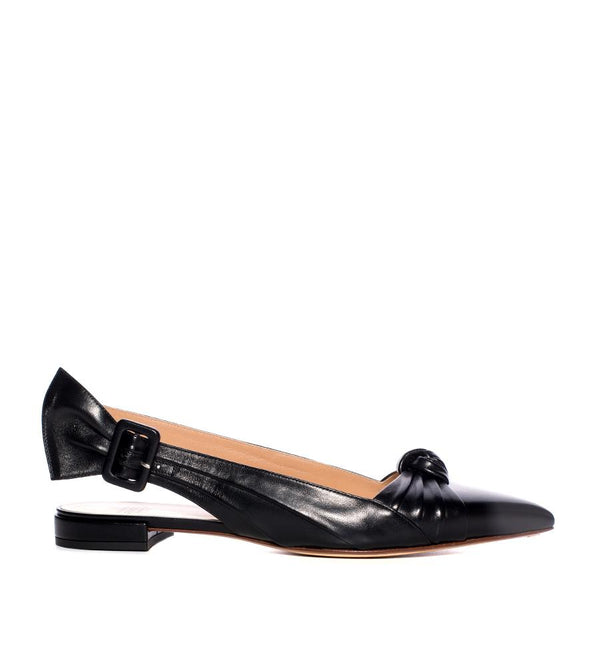 Knotted Leather Sling Flat