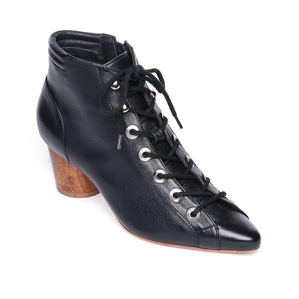 Francie Lace-Up Leather