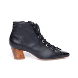 Francie Lace-Up Leather