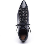 Francie Lace-Up Leather
