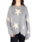 Markus C Star Cashmere Sweater - Grey