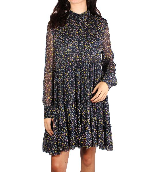 Rapidy Crinkle Etoile Print Dress
