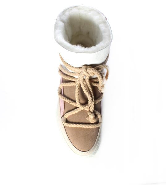 Patchwork Sneaker Boot Rose