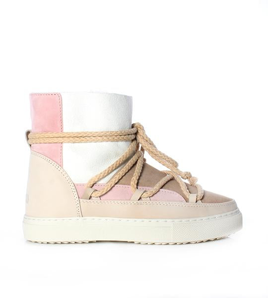 Patchwork Sneaker Boot Rose