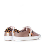 Irving Stripe Lace-Up Sneaker Dark Fawn