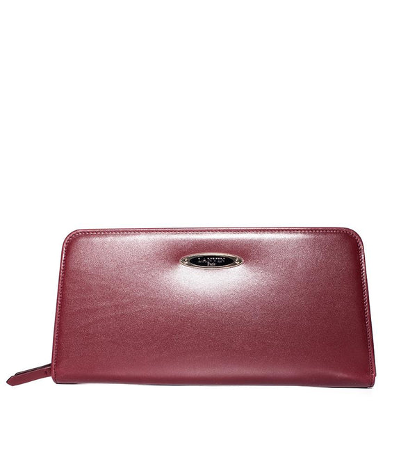 Lanvin Burgundy Long Clutch - TheSeptember.com