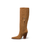 Micki Boot Brown Suede