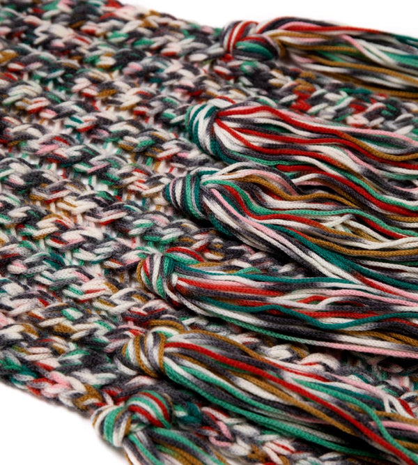 Knit Tassel Scarf
