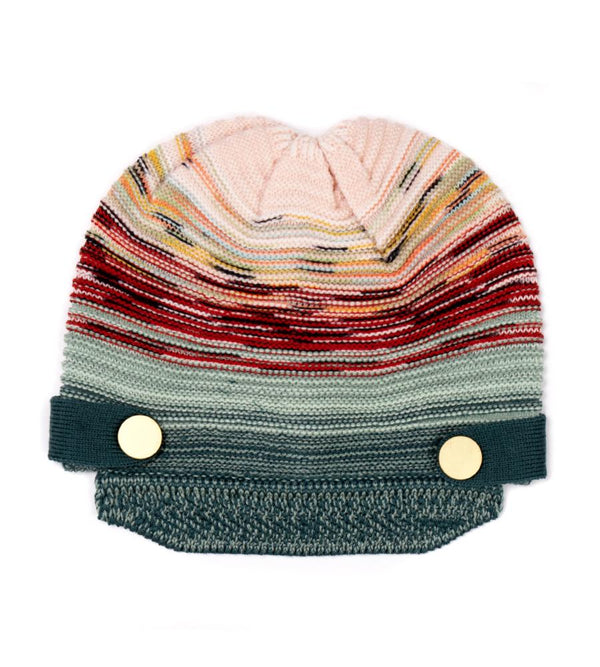Knit Hat with Brim