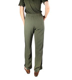 Poeme Crepe Pant with Stripe