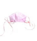 Cotton Mask with Ribbon - Pink