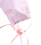Cotton Mask with Ribbon - Pink