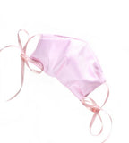 Cotton Mask with Ribbon - Pink