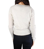 Ribbed Sleeve Wrap Top Platinum Heather